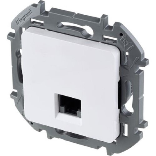 Розетка компьютерная без рамки Legrand Inspiria 1-м. RJ45 6e белый картинка